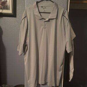 Adidas Men's Polo Shirt in Light Gray